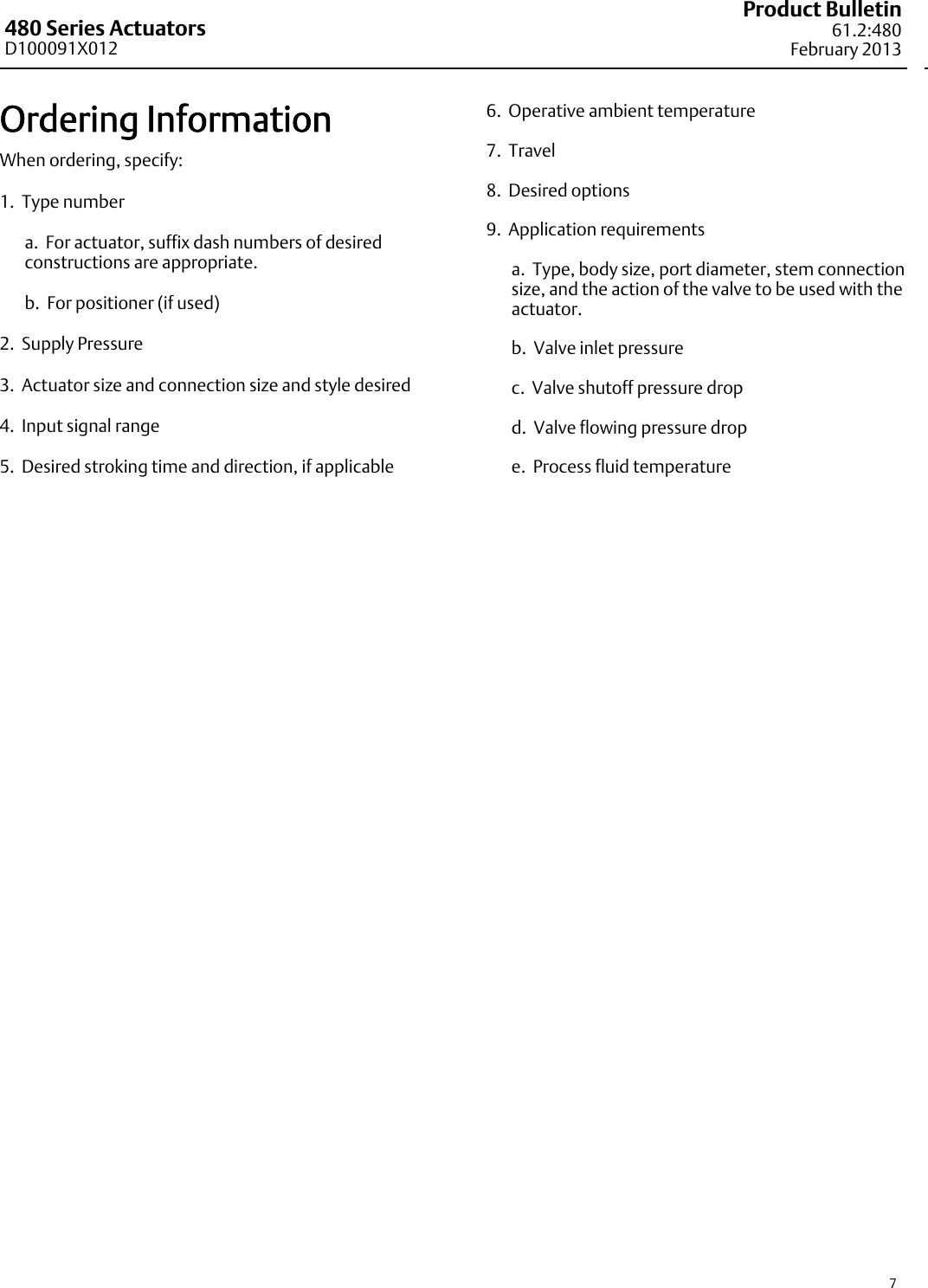 Page 7 of 12 - Emerson Emerson-Fisher-3570-Data-Sheet-  Emerson-fisher-3570-data-sheet