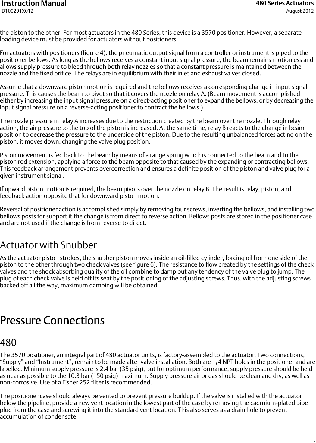 Page 7 of 12 - Emerson Emerson-Fisher-480-Installation-Instructions-  Emerson-fisher-480-installation-instructions