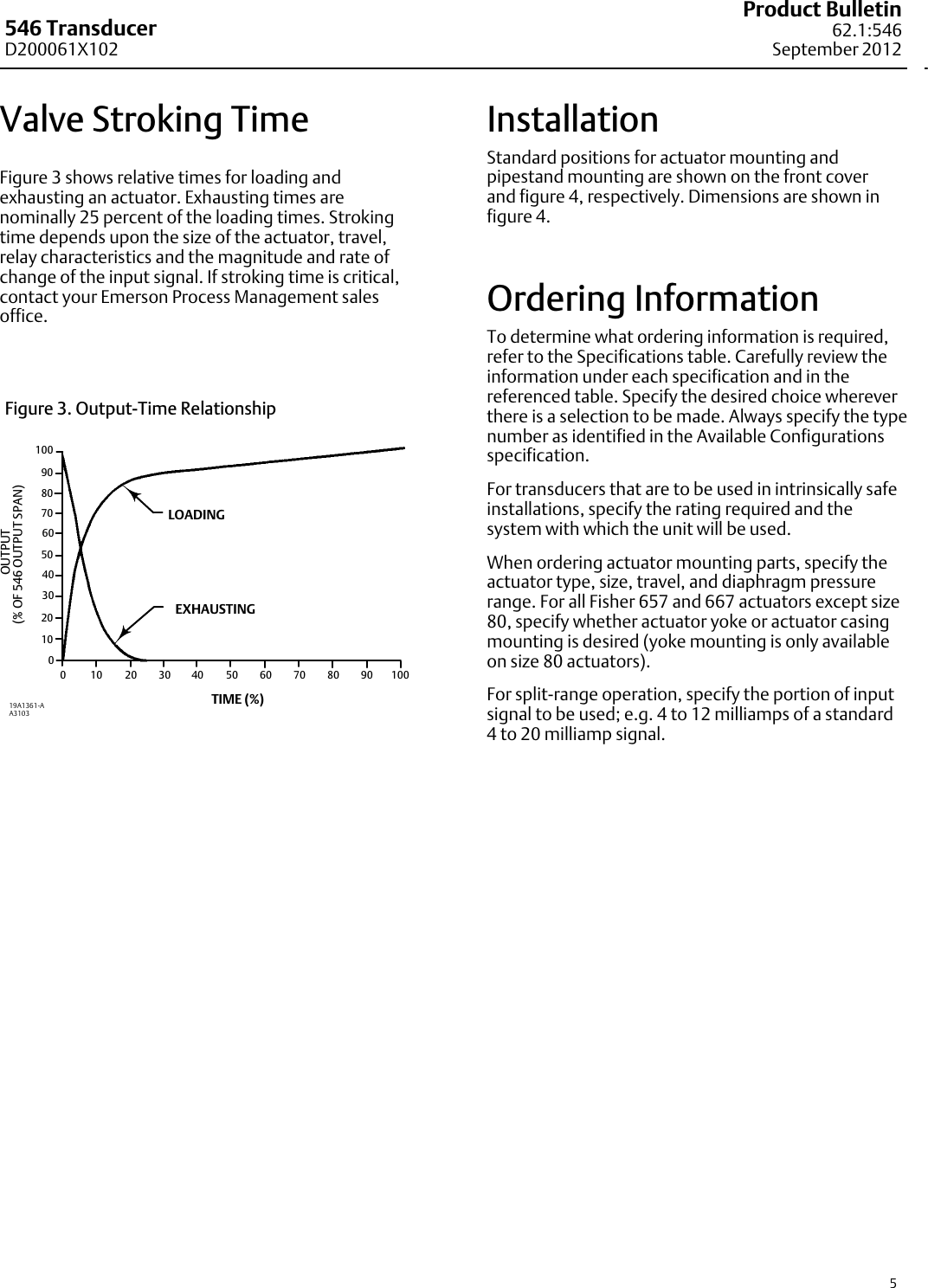 Page 5 of 8 - Emerson Emerson-Fisher-546-Data-Sheet-  Emerson-fisher-546-data-sheet