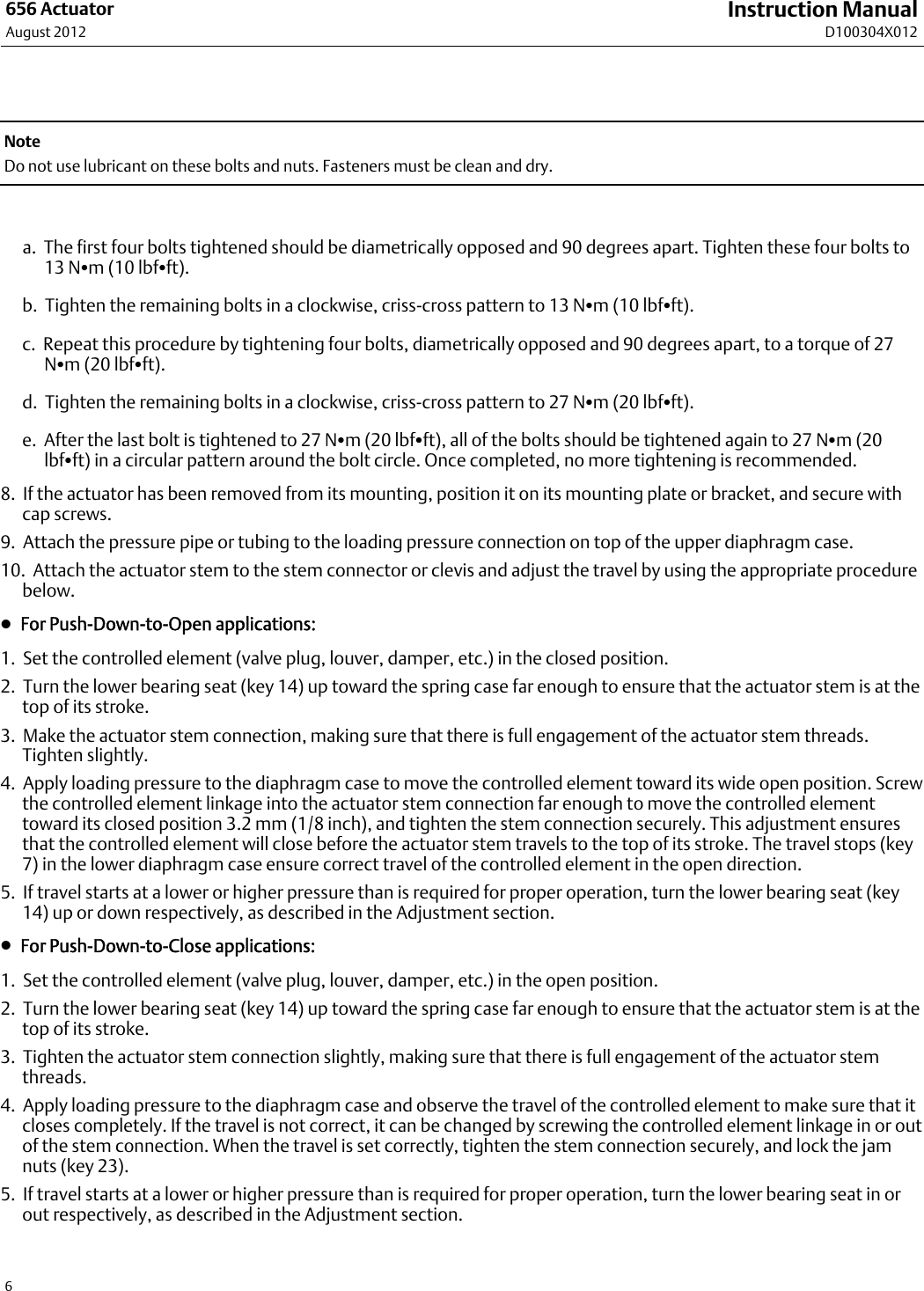 Page 6 of 12 - Emerson Emerson-Fisher-656-Installation-Instructions-  Emerson-fisher-656-installation-instructions