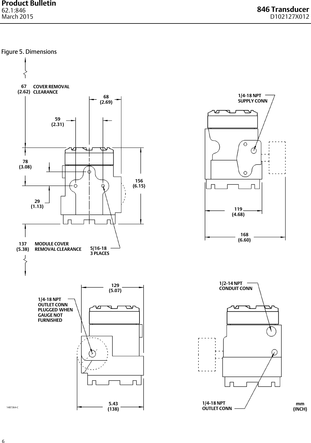 Page 6 of 12 - Emerson Emerson-Fisher-846-Data-Sheet- D102127X012_Mar15_AQ  Emerson-fisher-846-data-sheet