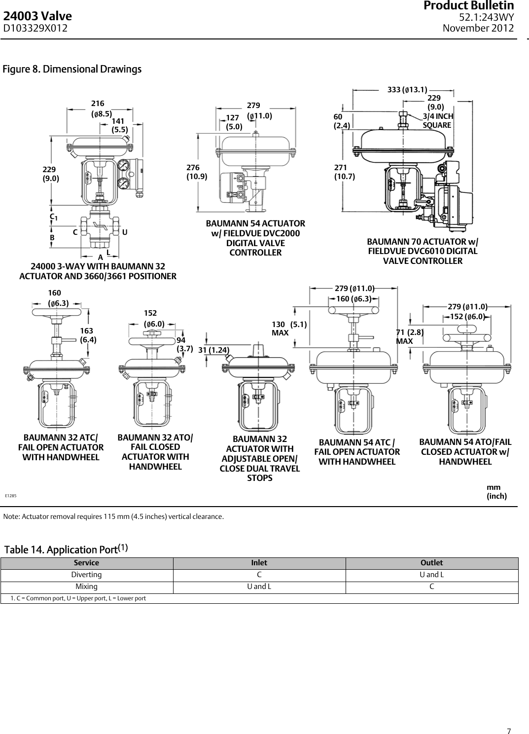 Page 7 of 8 - Emerson Emerson-Fisher-Baumann-24003-Data-Sheet-  Emerson-fisher-baumann-24003-data-sheet