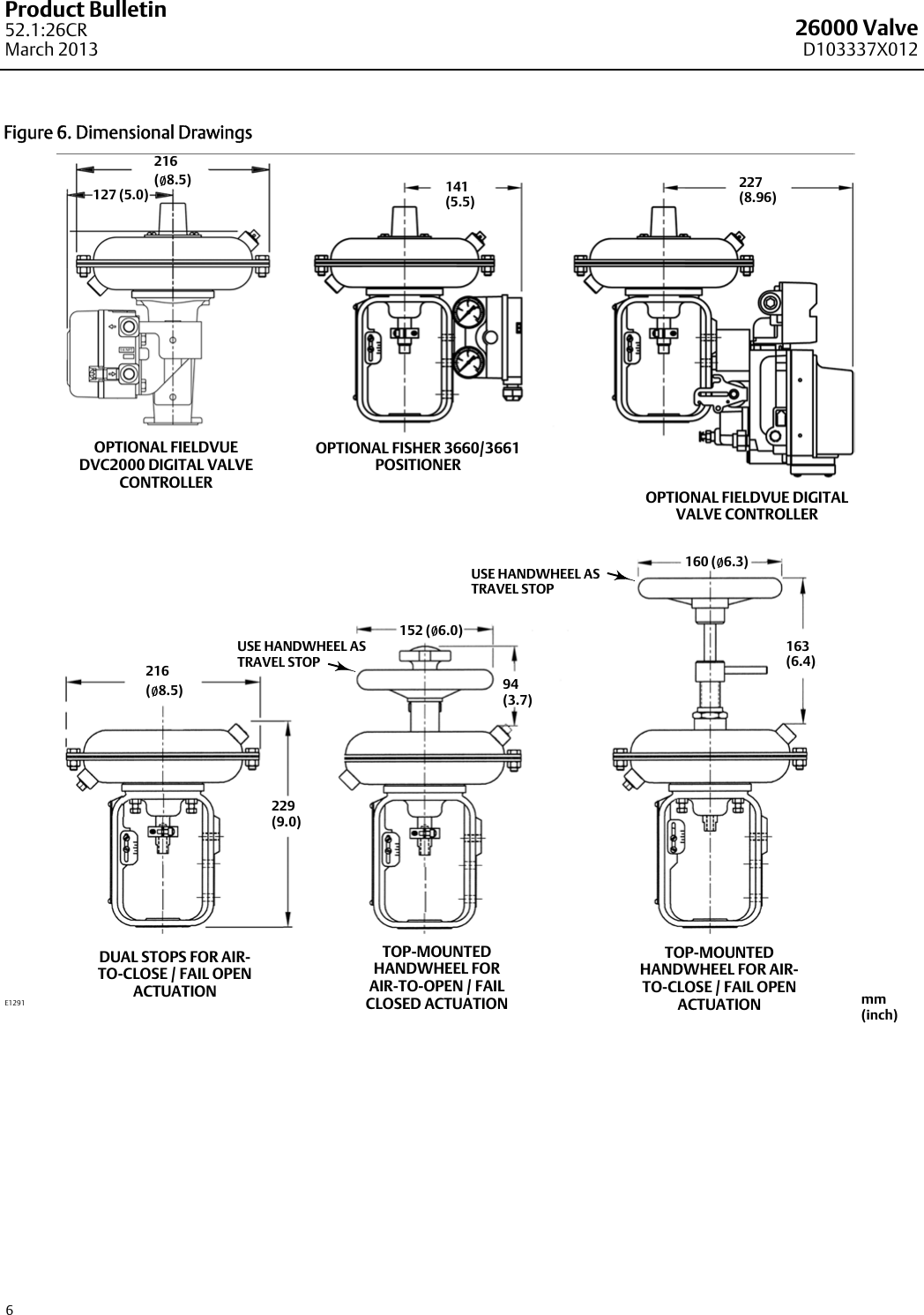 Page 6 of 8 - Emerson Emerson-Fisher-Baumann-26000-Data-Sheet-  Emerson-fisher-baumann-26000-data-sheet