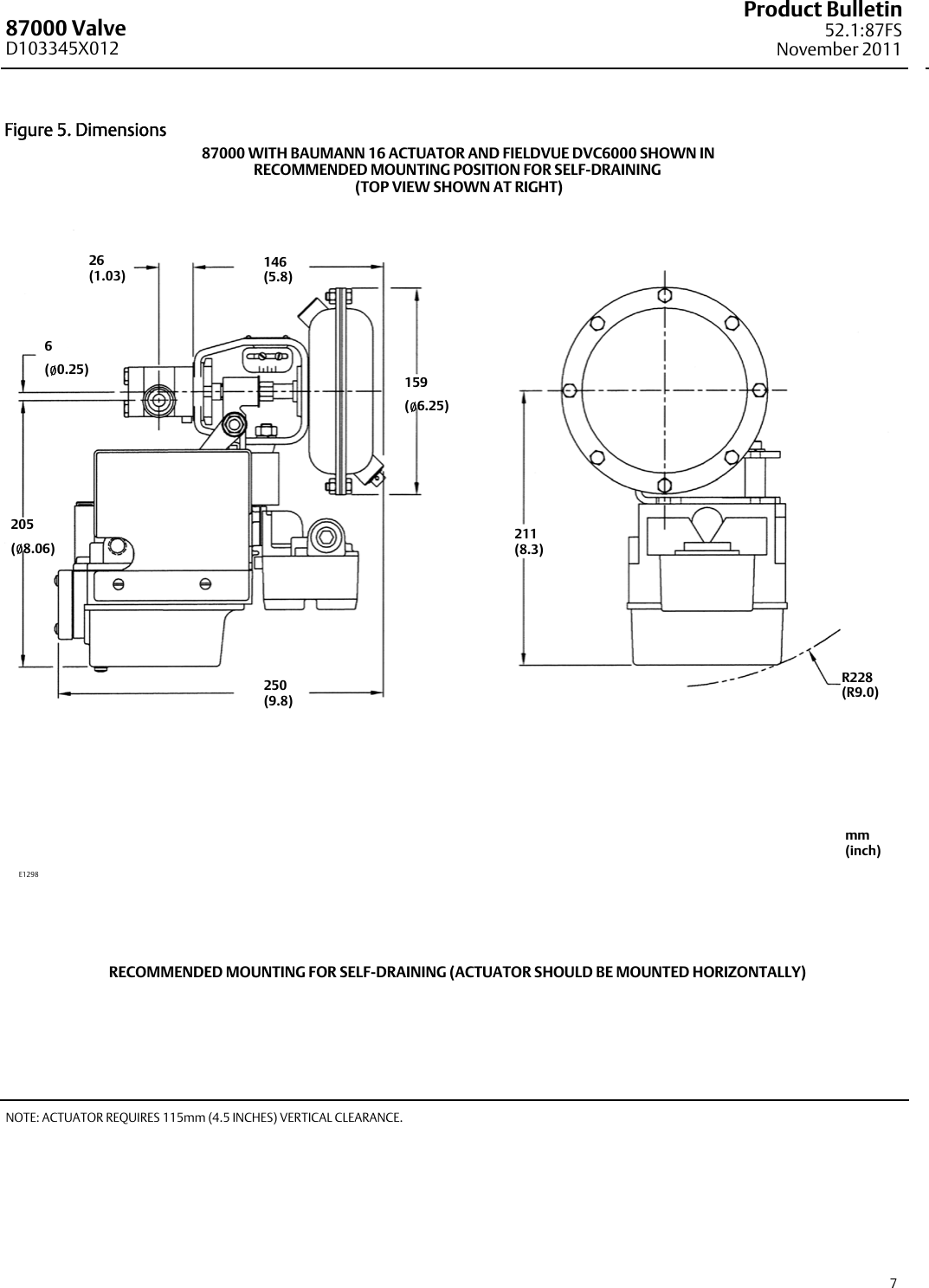 Page 7 of 8 - Emerson Emerson-Fisher-Baumann-87000-Data-Sheet-  Emerson-fisher-baumann-87000-data-sheet