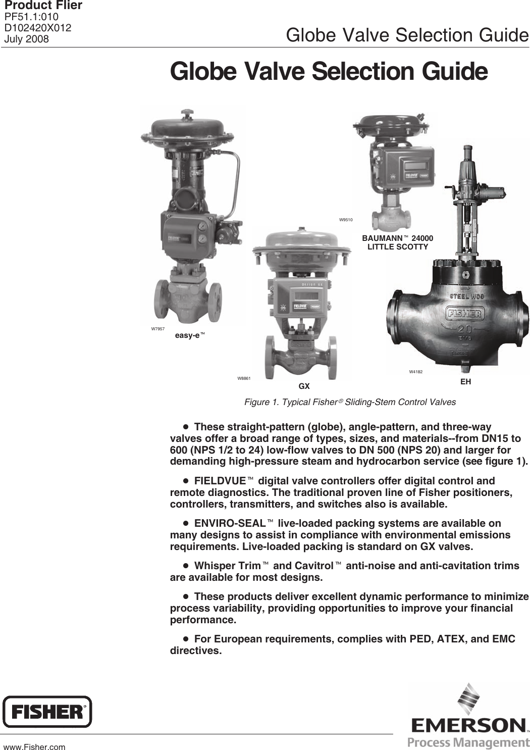 Emerson Fisher Easy E Ed Data Sheet