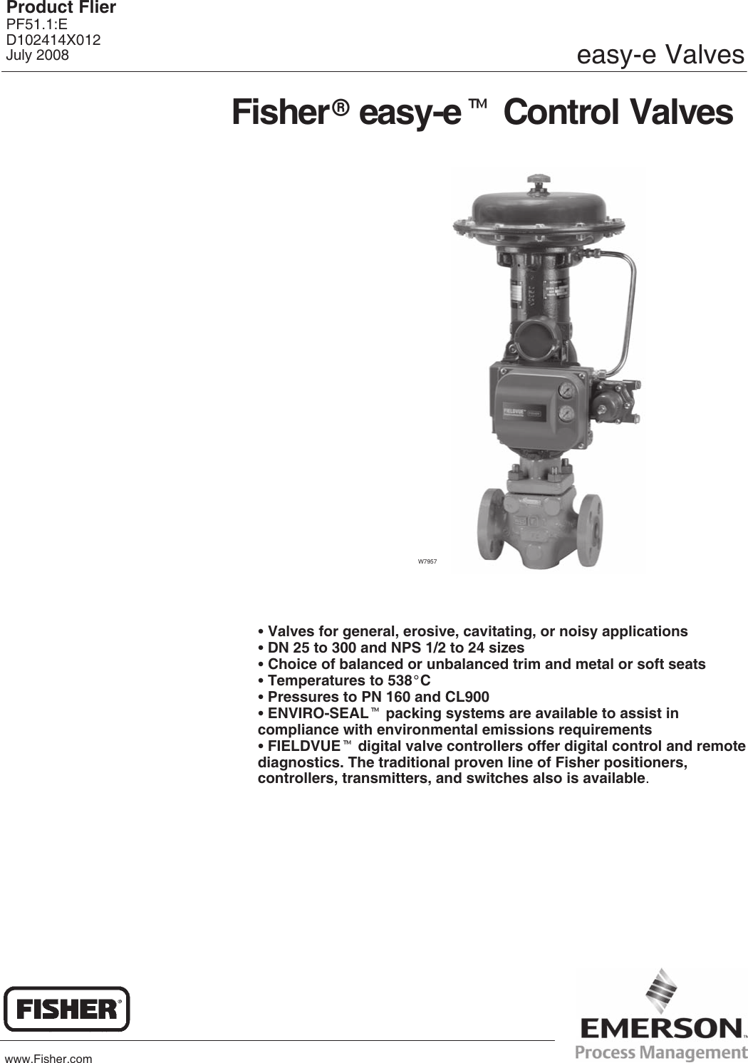 Emerson Fisher Easy E Ed User Guide