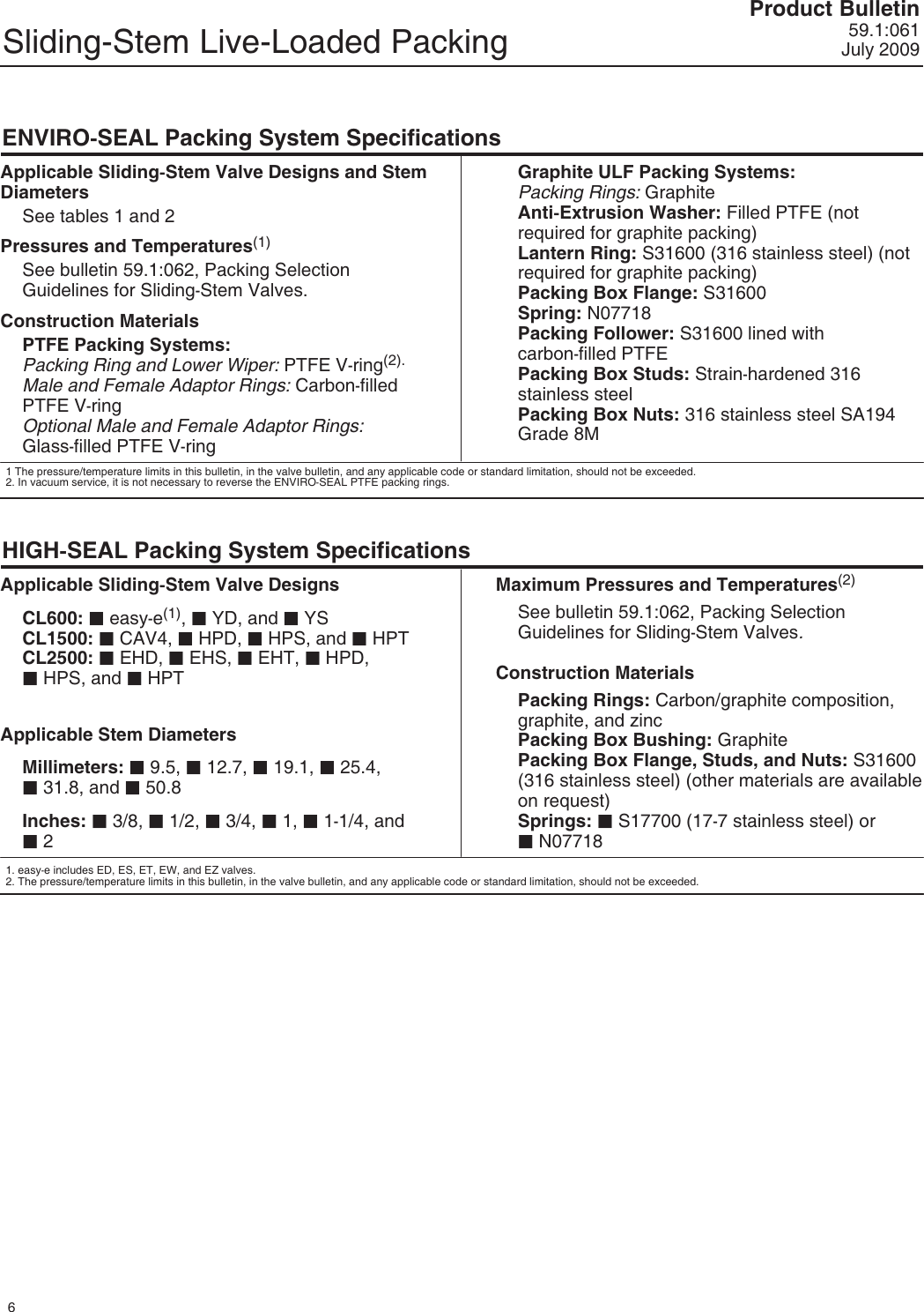 Page 6 of 8 - Emerson Emerson-Fisher-Easy-E-Ew-Data-Sheet-  Emerson-fisher-easy-e-ew-data-sheet