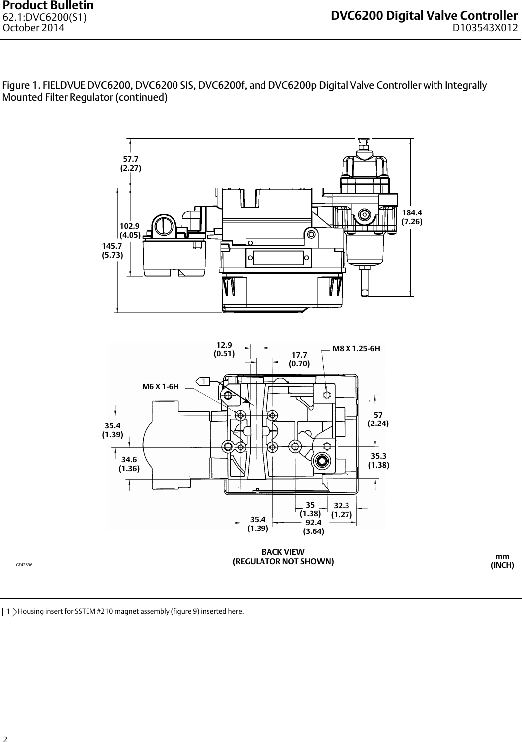 Page 2 of 8 - Emerson Emerson-Fisher-Fieldvuedvc6200-Digital-Valve-Controller-Data-Sheet- D103543X012_Oct14_AQ  Emerson-fisher-fieldvuedvc6200-digital-valve-controller-data-sheet