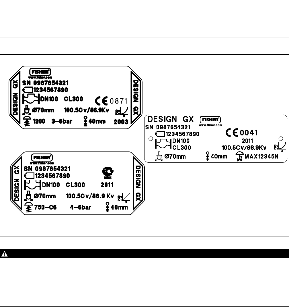 Emerson Fisher Gx Instruction Manual