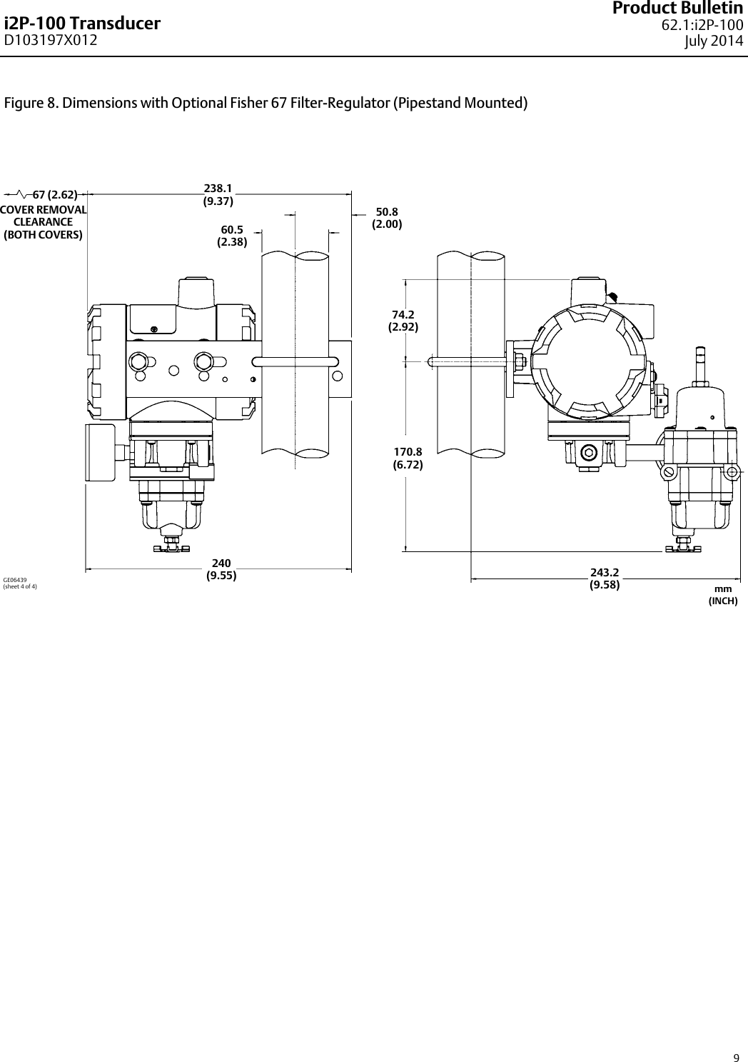 Emerson Fisher I2P 100 Data Sheet D103197X012_Jul14_AQ