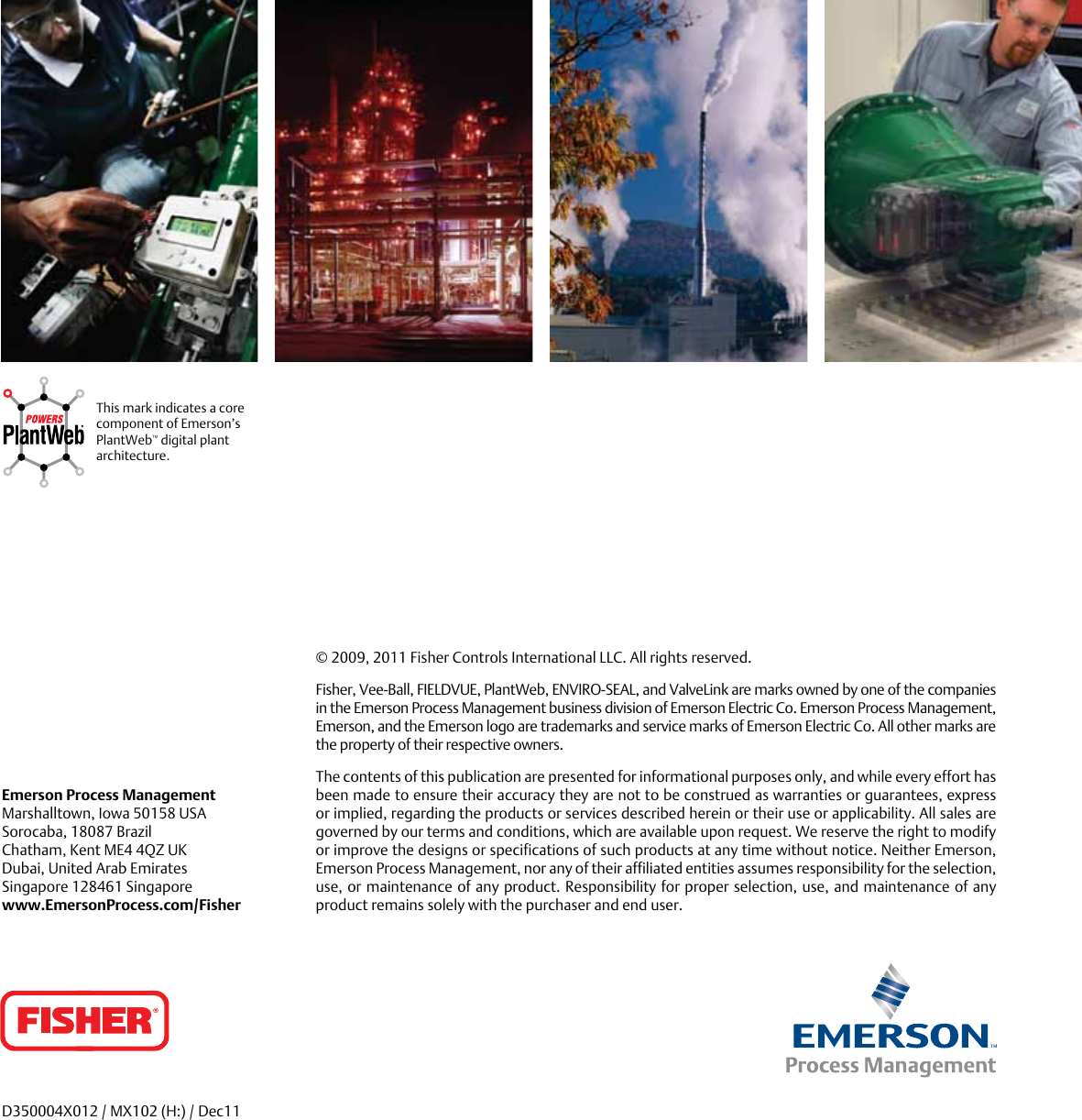 Page 12 of 12 - Emerson Emerson-Fisher-V500-Brochure-  Emerson-fisher-v500-brochure