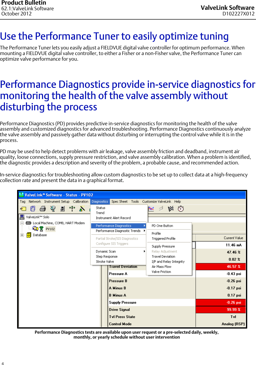 Page 4 of 12 - Emerson Emerson-Fisher-Valvelink-Software-Data-Sheet-  Emerson-fisher-valvelink-software-data-sheet