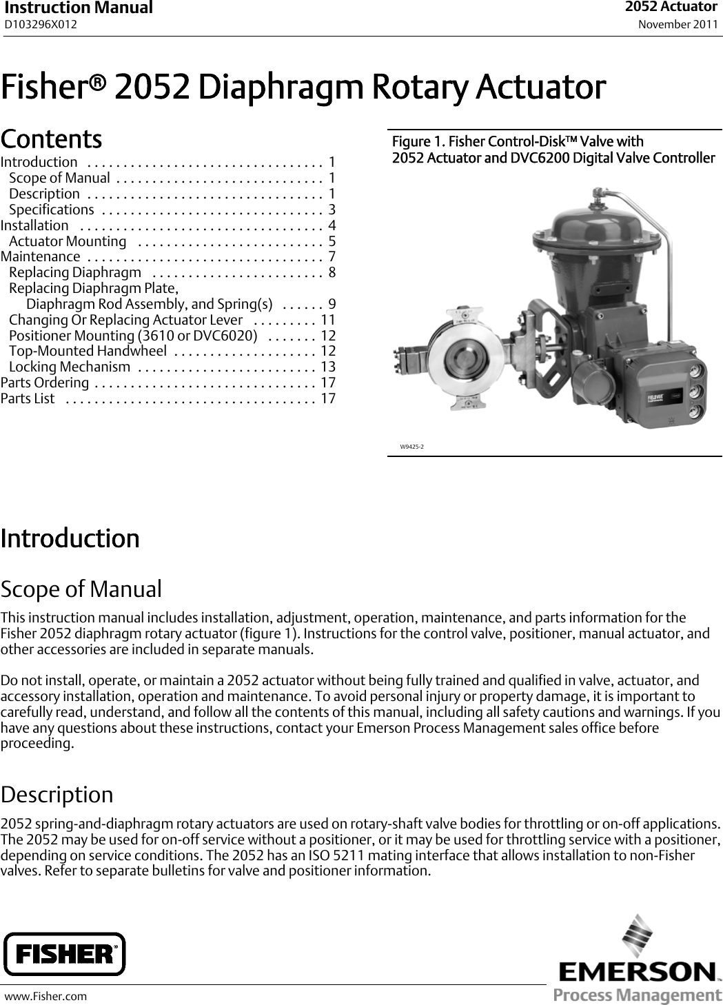 Emerson Fisher Vee Ball V150E Instruction Manual