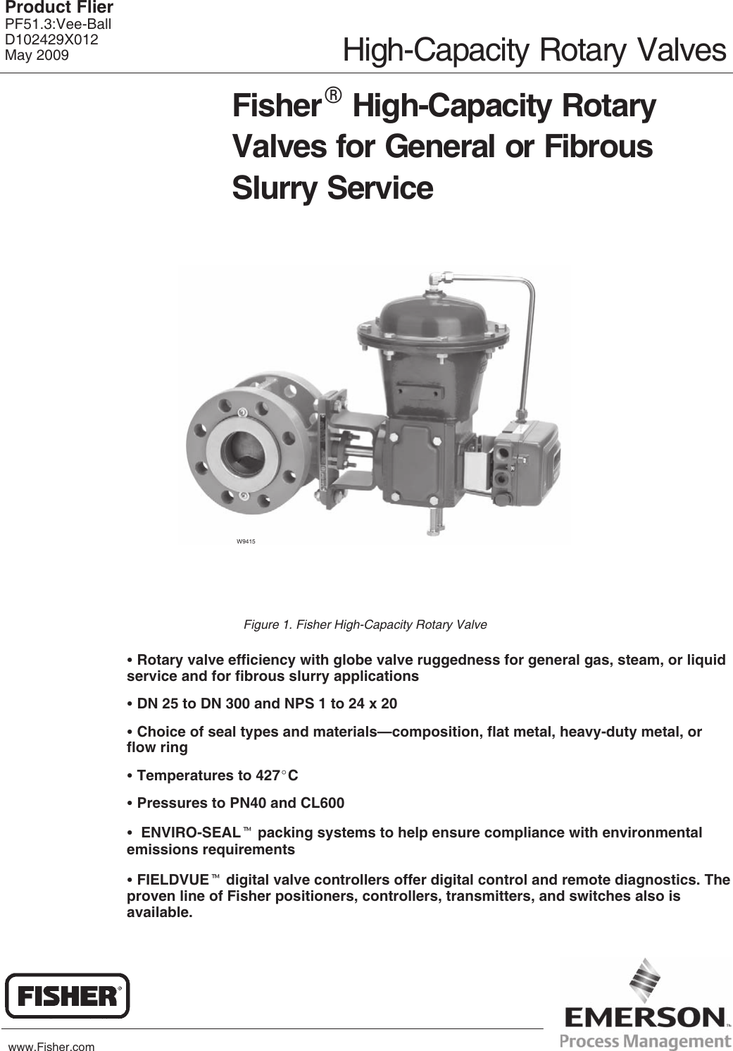 Emerson Fisher Vee Ball V150 User Guide