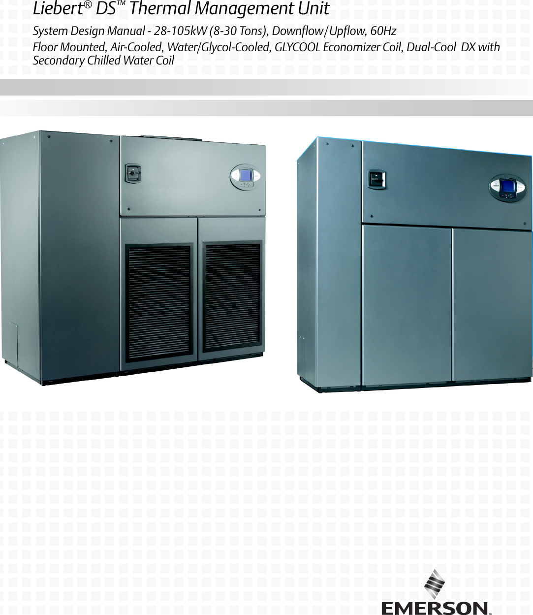 Emerson Liebert Ds Precision Cooling System 28 105Kw Technical