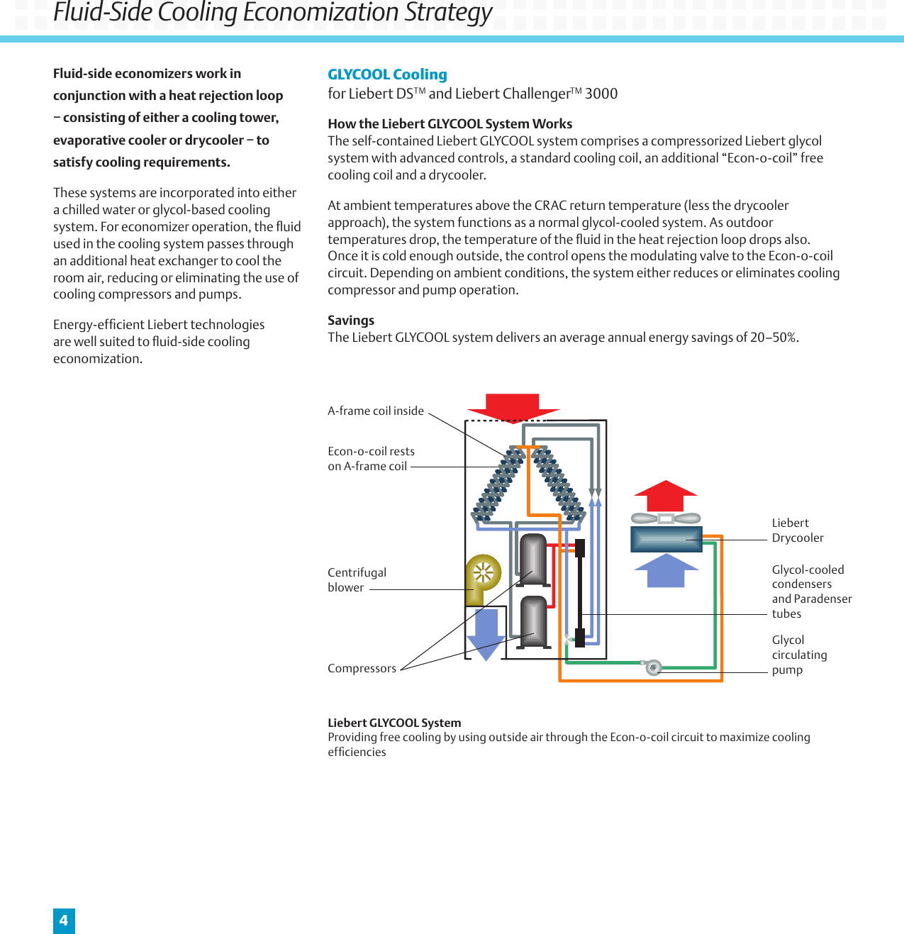 Page 4 of 8 - Emerson Emerson-Liebert-Economizer-Solutions-Brochures-And-Data-Sheets-  Emerson-liebert-economizer-solutions-brochures-and-data-sheets