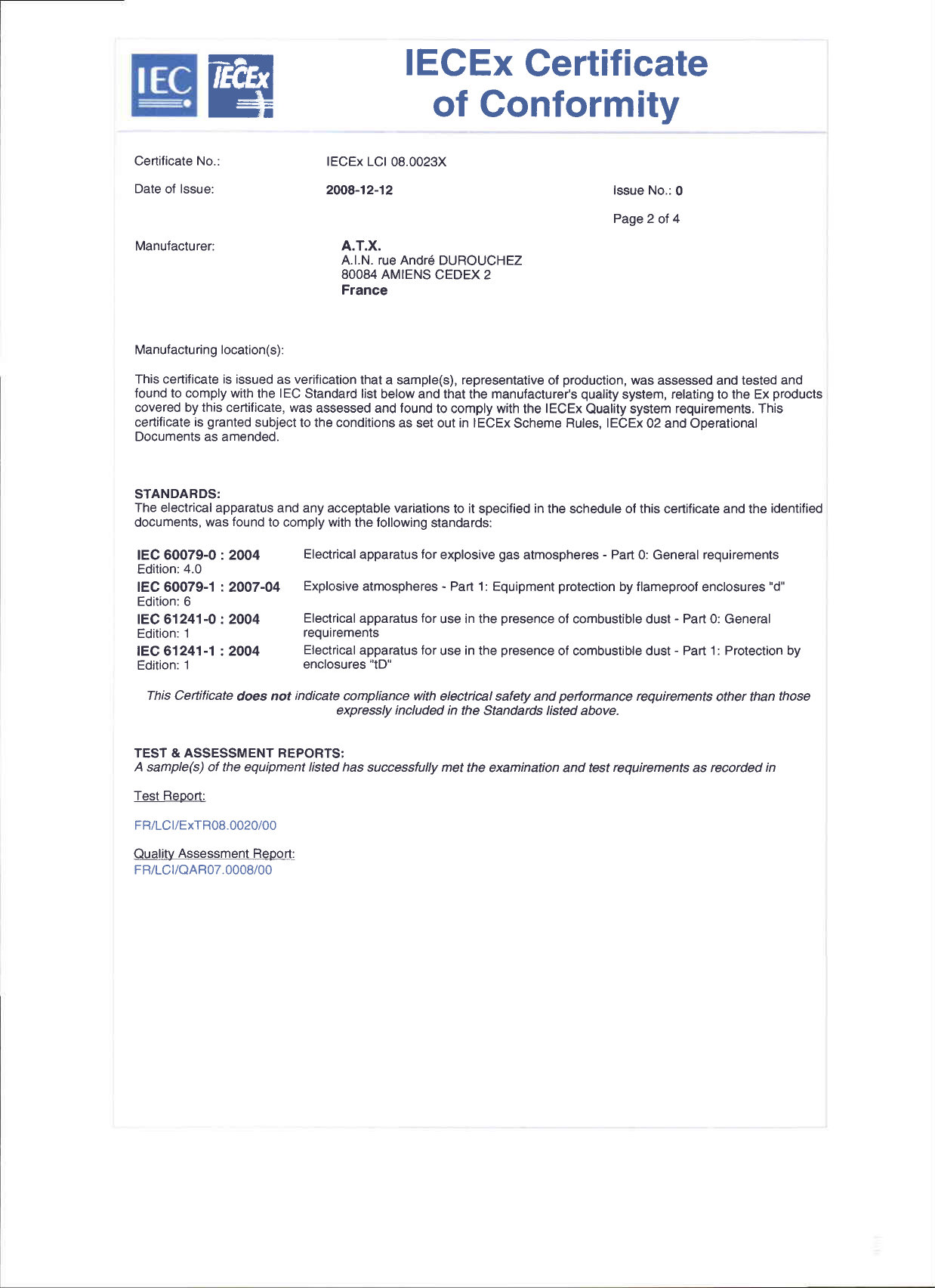 Page 2 of 4 - Emerson Emerson-Ms-Motor-Starters-Certificate-  Emerson-ms-motor-starters-certificate