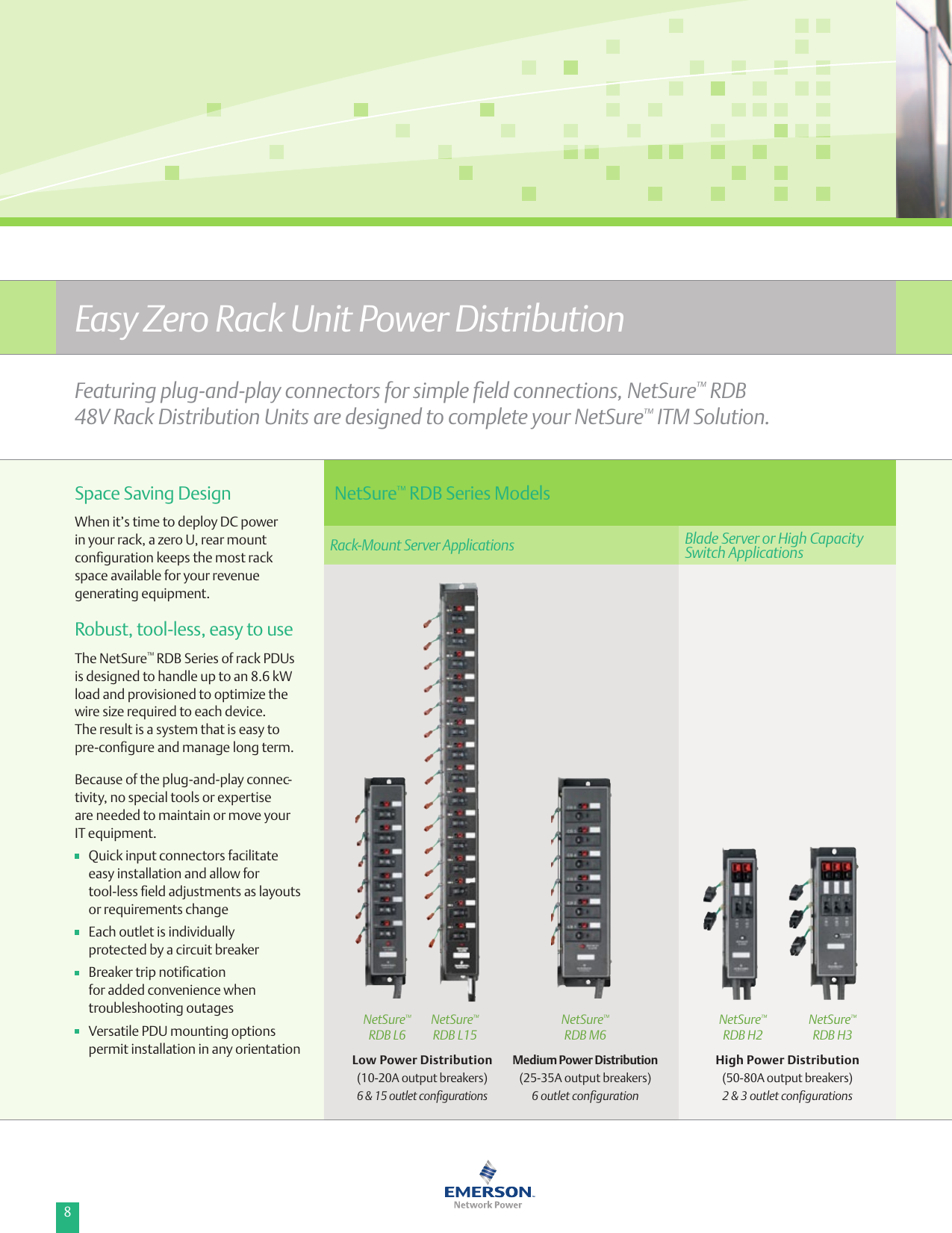 Page 8 of 12 - Emerson Emerson-Netsure-Itm-48-Vdc-Ups-70-Kw-To-280-Kw-Brochure-  Emerson-netsure-itm-48-vdc-ups-70-kw-to-280-kw-brochure