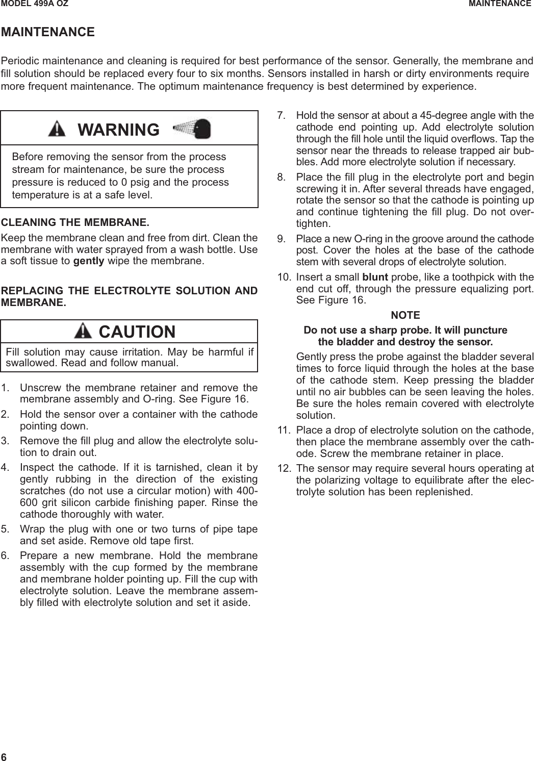 Page 6 of 8 - Emerson Emerson-Ozone-Sensor-499A-Oz-Instruction-Sheet-  Emerson-ozone-sensor-499a-oz-instruction-sheet