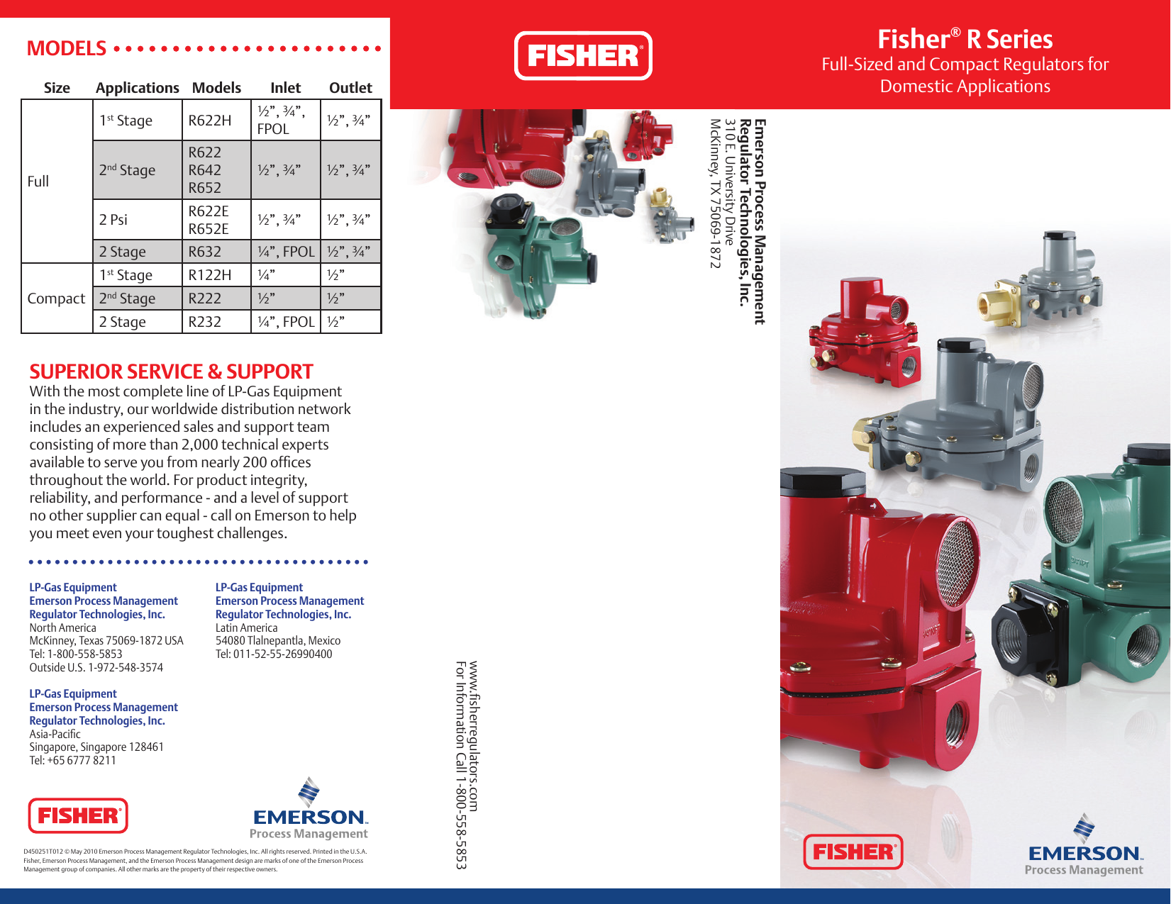 Page 1 of 2 - Emerson Emerson-R222-Series-Second-Stage-Regulator-Brochure-  Emerson-r222-series-second-stage-regulator-brochure