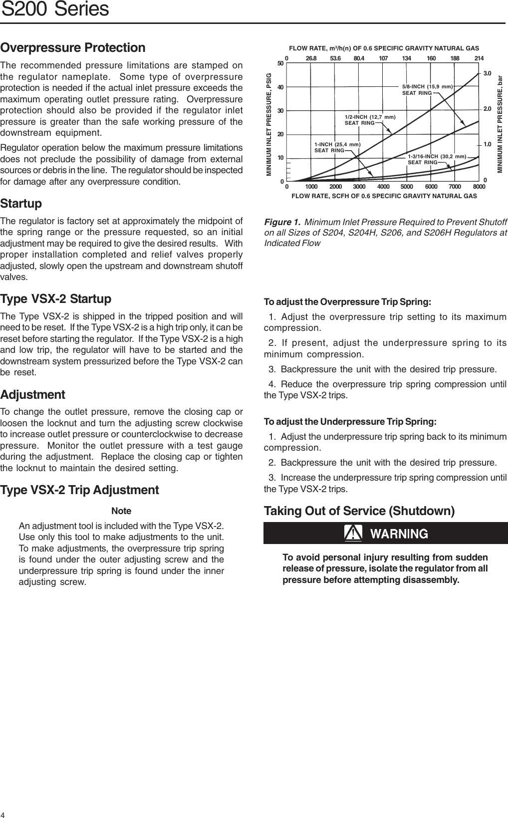 Page 4 of 6 - Emerson Emerson-S200-Series-Pressure-Reducing-Regulators-Installation-Guide- S200_IG_done.p65  Emerson-s200-series-pressure-reducing-regulators-installation-guide