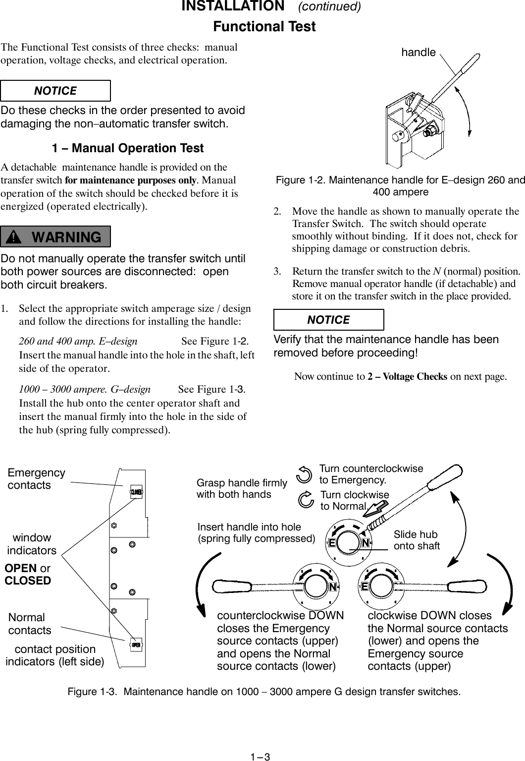 Page 5 of 12 - Emerson Emerson-Series-386-E-Design-Users-Manual- Operator's Manual For Series 386 N-ATS E 260-400 A, G 1000-3000 A UL/CSA  Emerson-series-386-e-design-users-manual