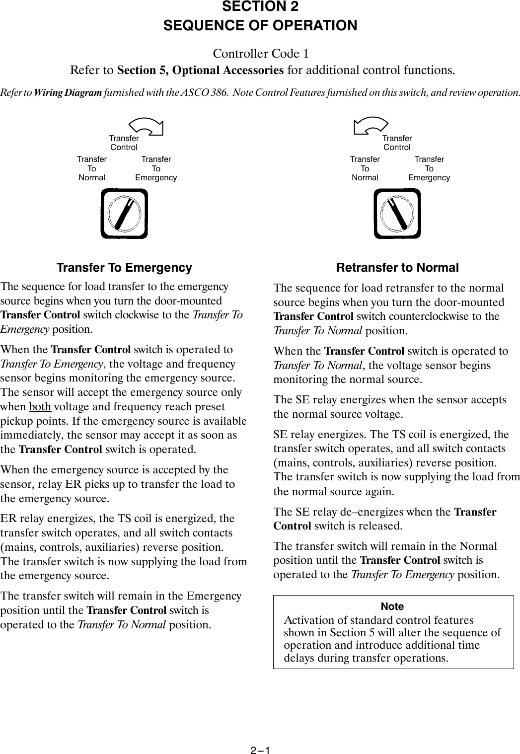 Page 7 of 12 - Emerson Emerson-Series-386-E-Design-Users-Manual- Operator's Manual For Series 386 N-ATS E 260-400 A, G 1000-3000 A UL/CSA  Emerson-series-386-e-design-users-manual