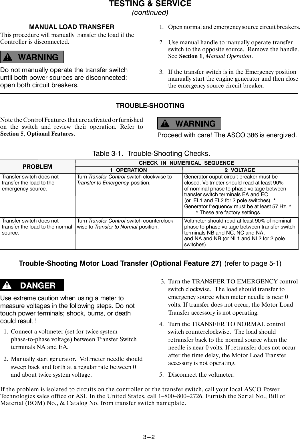 Page 9 of 12 - Emerson Emerson-Series-386-E-Design-Users-Manual- Operator's Manual For Series 386 N-ATS E 260-400 A, G 1000-3000 A UL/CSA  Emerson-series-386-e-design-users-manual