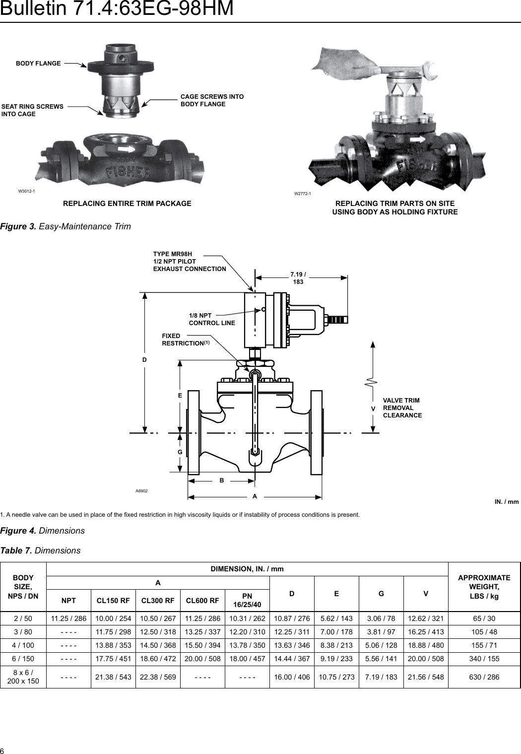 Page 6 of 8 - Emerson Emerson-Type-63Eg-98Hm-Pilot-Operated-Relief-Valve-Or-Backpressure-Regulator-Data-Sheet-  Emerson-type-63eg-98hm-pilot-operated-relief-valve-or-backpressure-regulator-data-sheet