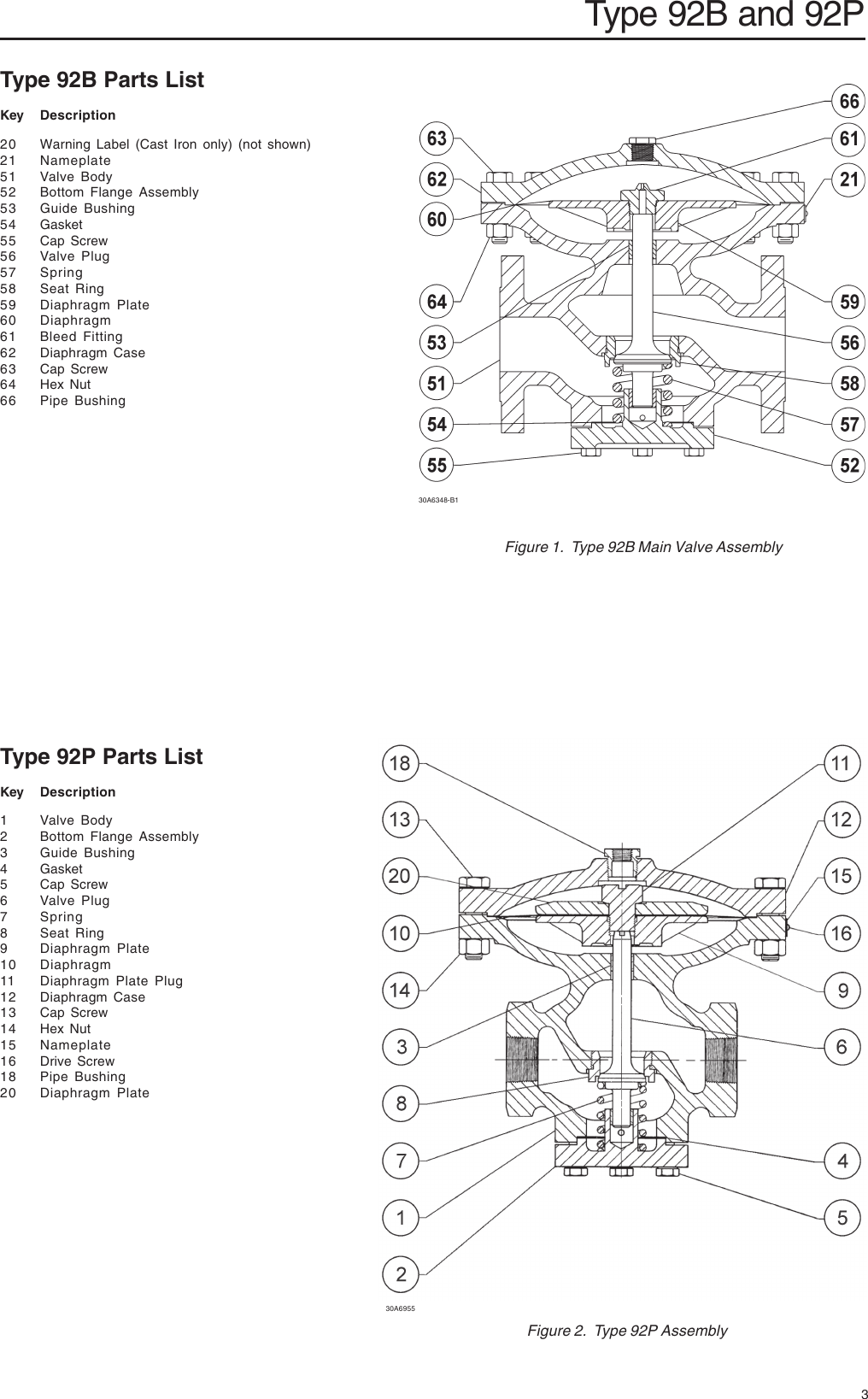 Emerson Type 92B Self Powered Control Valve Installation Guide 92B_IG ...