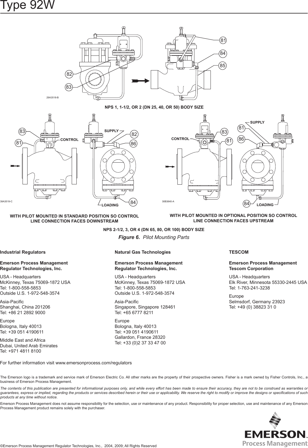 Page 12 of 12 - Emerson Emerson-Type-92W-Pressure-Reducing-Regulator-Instruction-Manual-  Emerson-type-92w-pressure-reducing-regulator-instruction-manual