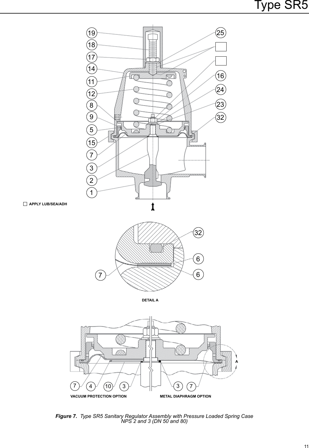 Page 11 of 12 - Emerson Emerson-Type-Sr5-Sanitary-Pressure-Regulator-Instruction-Manual-  Emerson-type-sr5-sanitary-pressure-regulator-instruction-manual