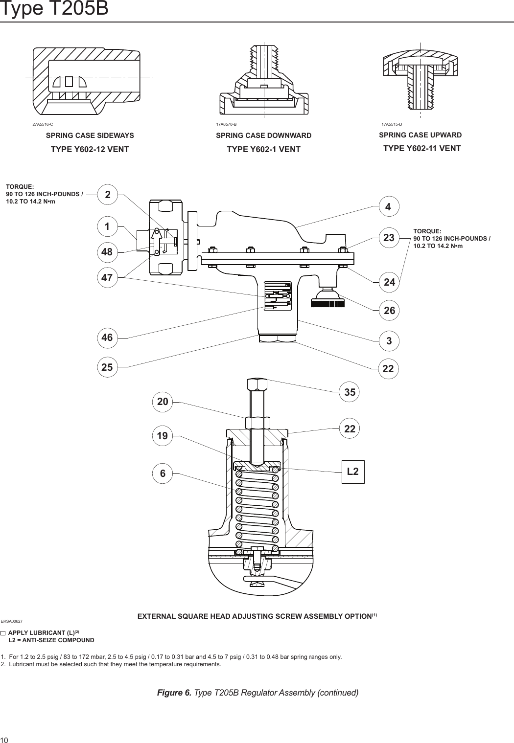 Emerson Type T205B Balanced Tank Blanketing Regulator Instruction Manual