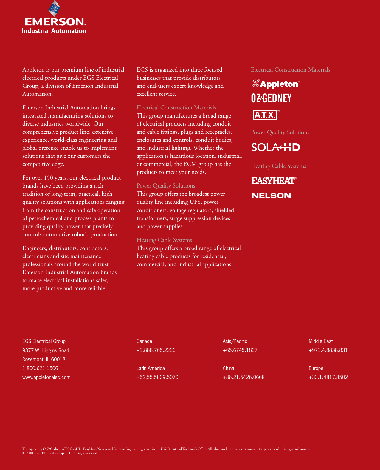 Page 6 of 6 - Emerson Emerson-Unicode-2-Control-Stations-Switches-Brochure-  Emerson-unicode-2-control-stations-switches-brochure