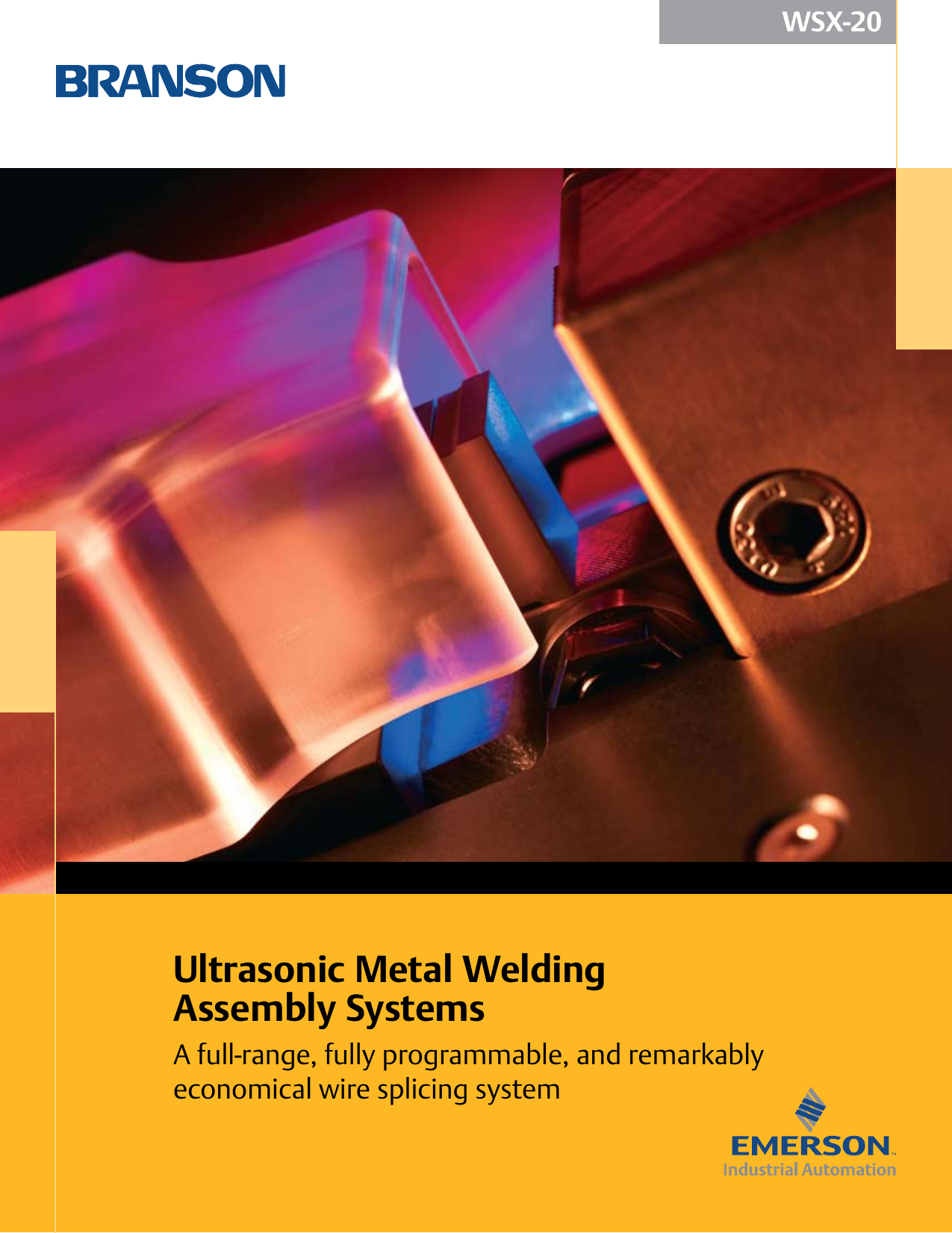 Page 1 of 4 - Emerson Emerson-Wsx-20-Specification-Sheet- WSX-20  Emerson-wsx-20-specification-sheet