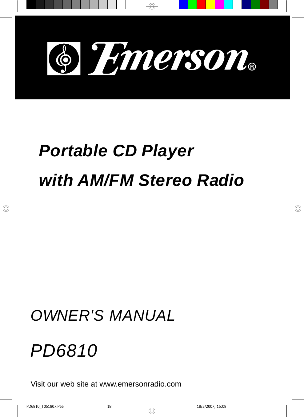 Emerson PD6810 File