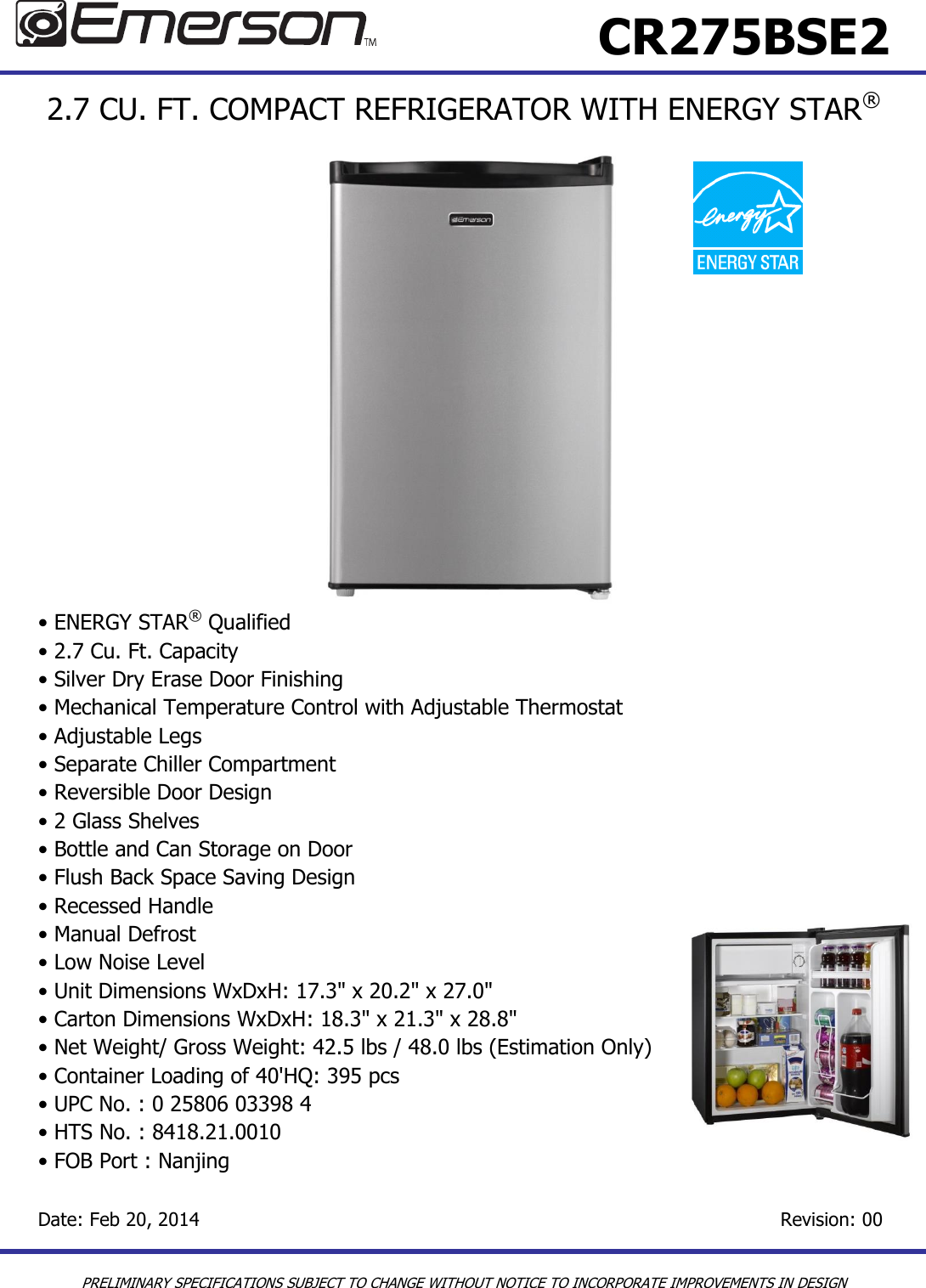 Page 1 of 1 - Emerson 1300W, 2 Slots 4 Slices Stainless Steel Toaster File