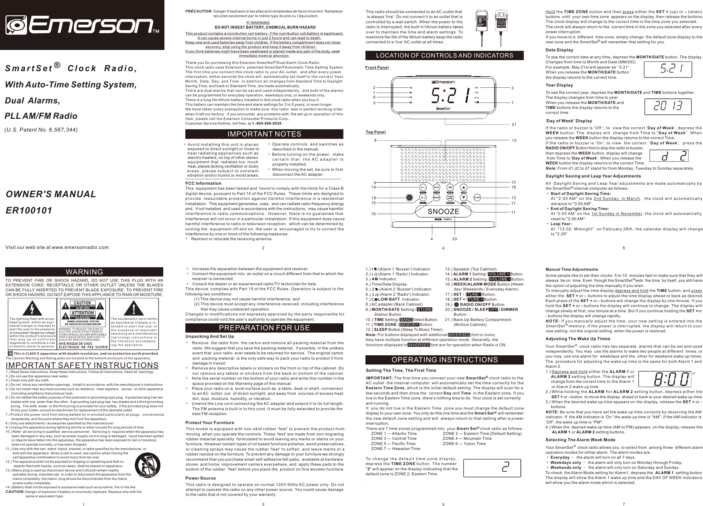 Emerson ER100101 Owner's Manual R2.0 2017 03 02 File