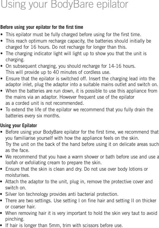 Page 7 of 12 - Emjoi Emjoi-Emjoi-Electric-Shaver-Ap17Ltr-Users-Manual-  Emjoi-emjoi-electric-shaver-ap17ltr-users-manual