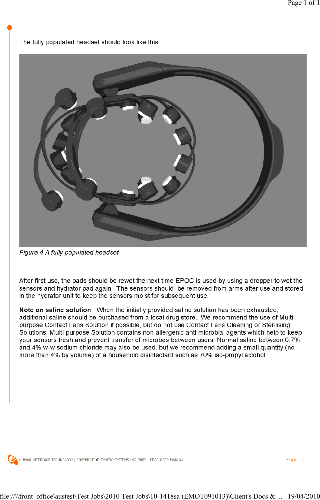 Page 1 of 119/04/2010file://\\front_office\austest\Test Jobs\2010 Test Jobs\10-1418sa (EMOT091013)\Client's Docs &amp; ...