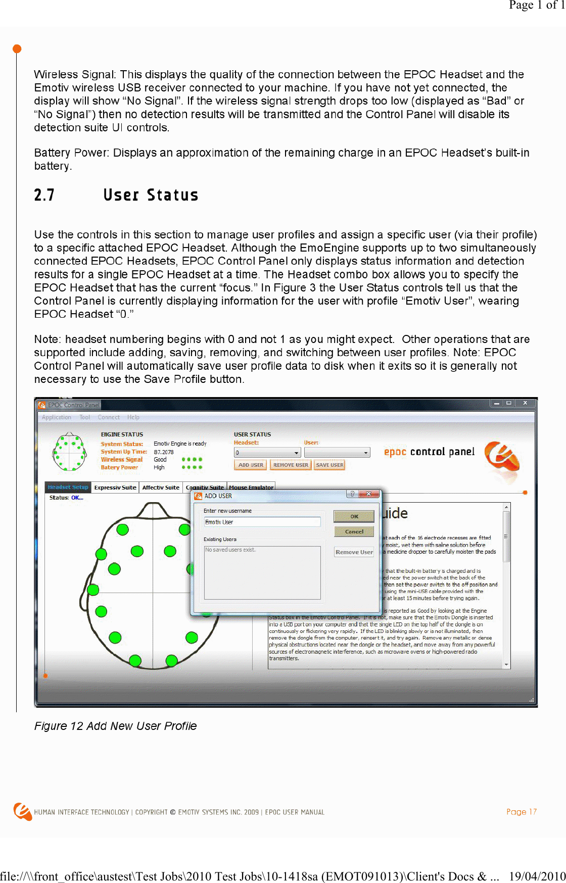 Page 1 of 119/04/2010file://\\front_office\austest\Test Jobs\2010 Test Jobs\10-1418sa (EMOT091013)\Client's Docs &amp; ...
