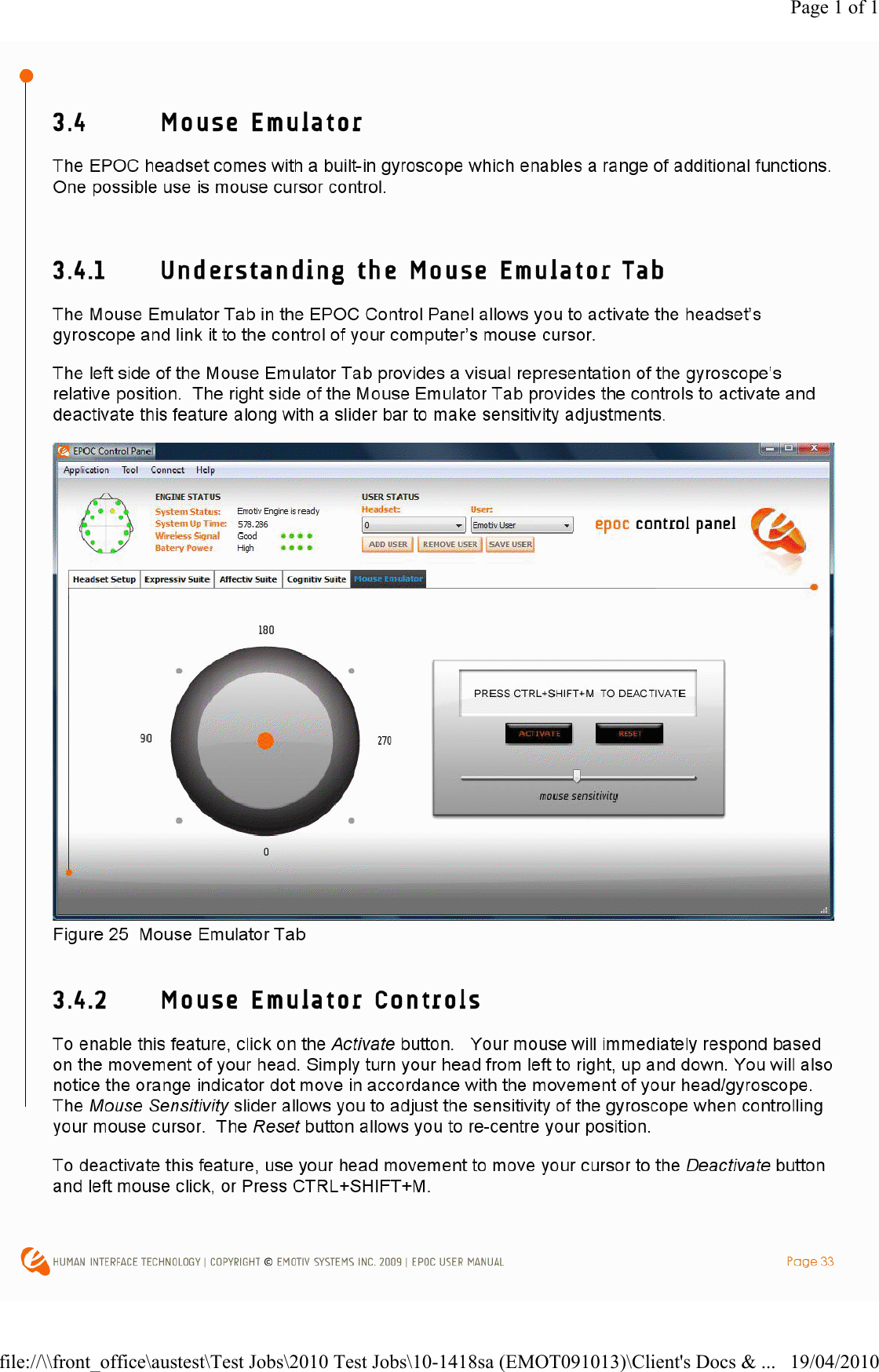 Page 1 of 119/04/2010file://\\front_office\austest\Test Jobs\2010 Test Jobs\10-1418sa (EMOT091013)\Client's Docs &amp; ...