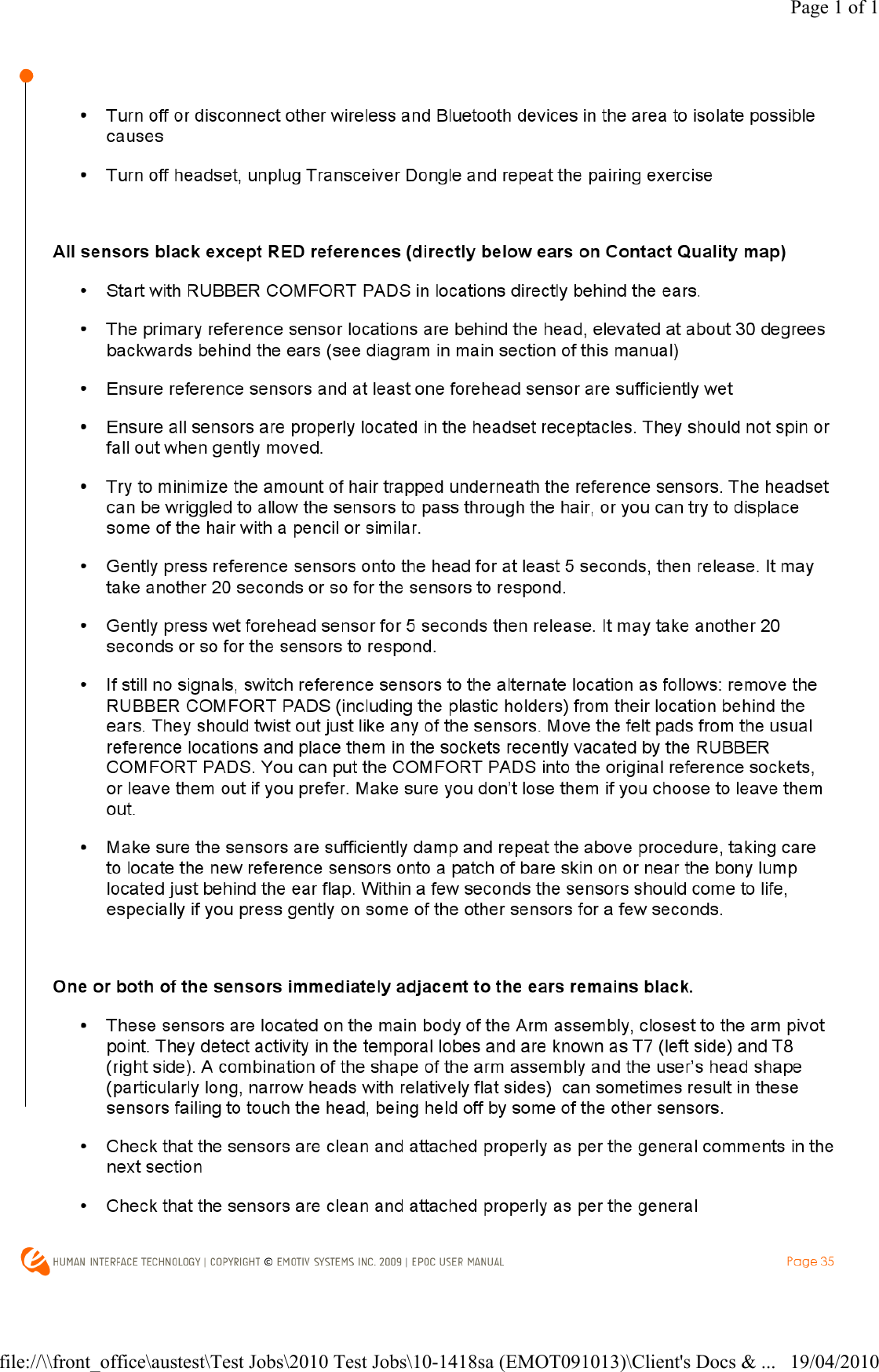 Page 1 of 119/04/2010file://\\front_office\austest\Test Jobs\2010 Test Jobs\10-1418sa (EMOT091013)\Client's Docs &amp; ...