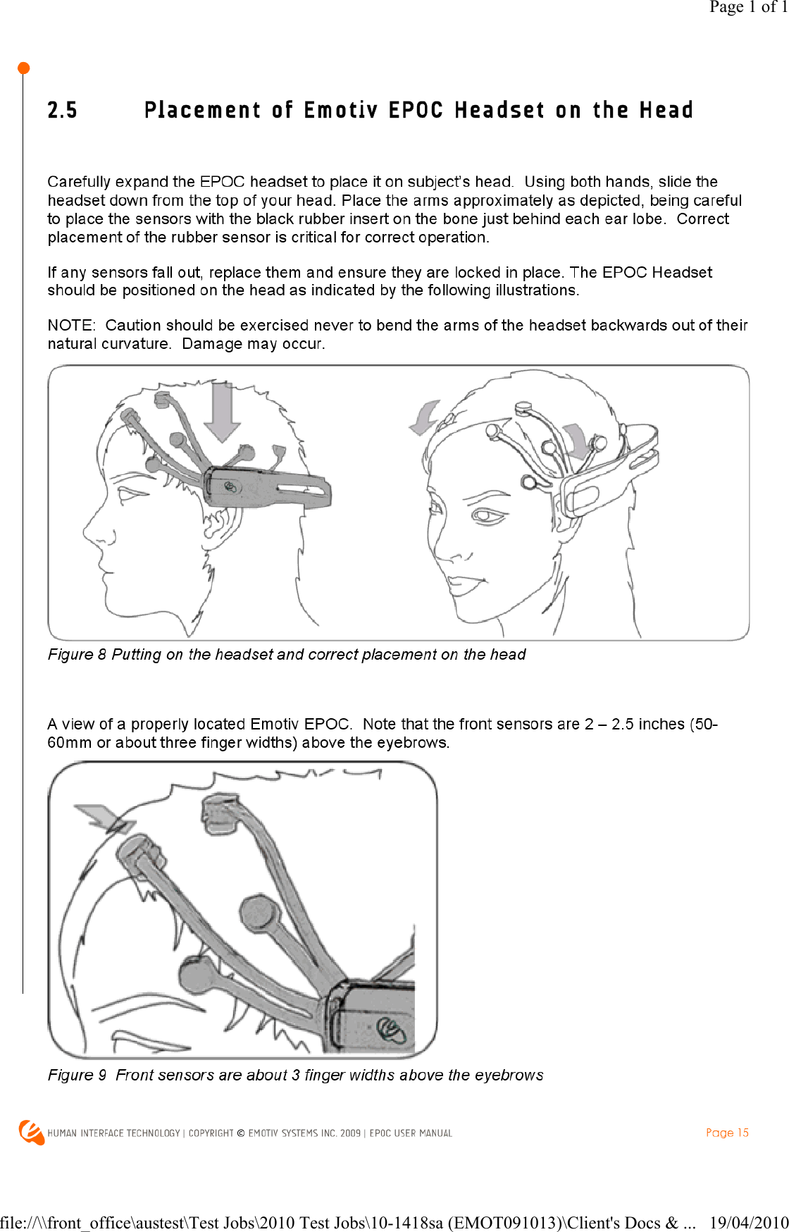 Page 1 of 119/04/2010file://\\front_office\austest\Test Jobs\2010 Test Jobs\10-1418sa (EMOT091013)\Client's Docs &amp; ...