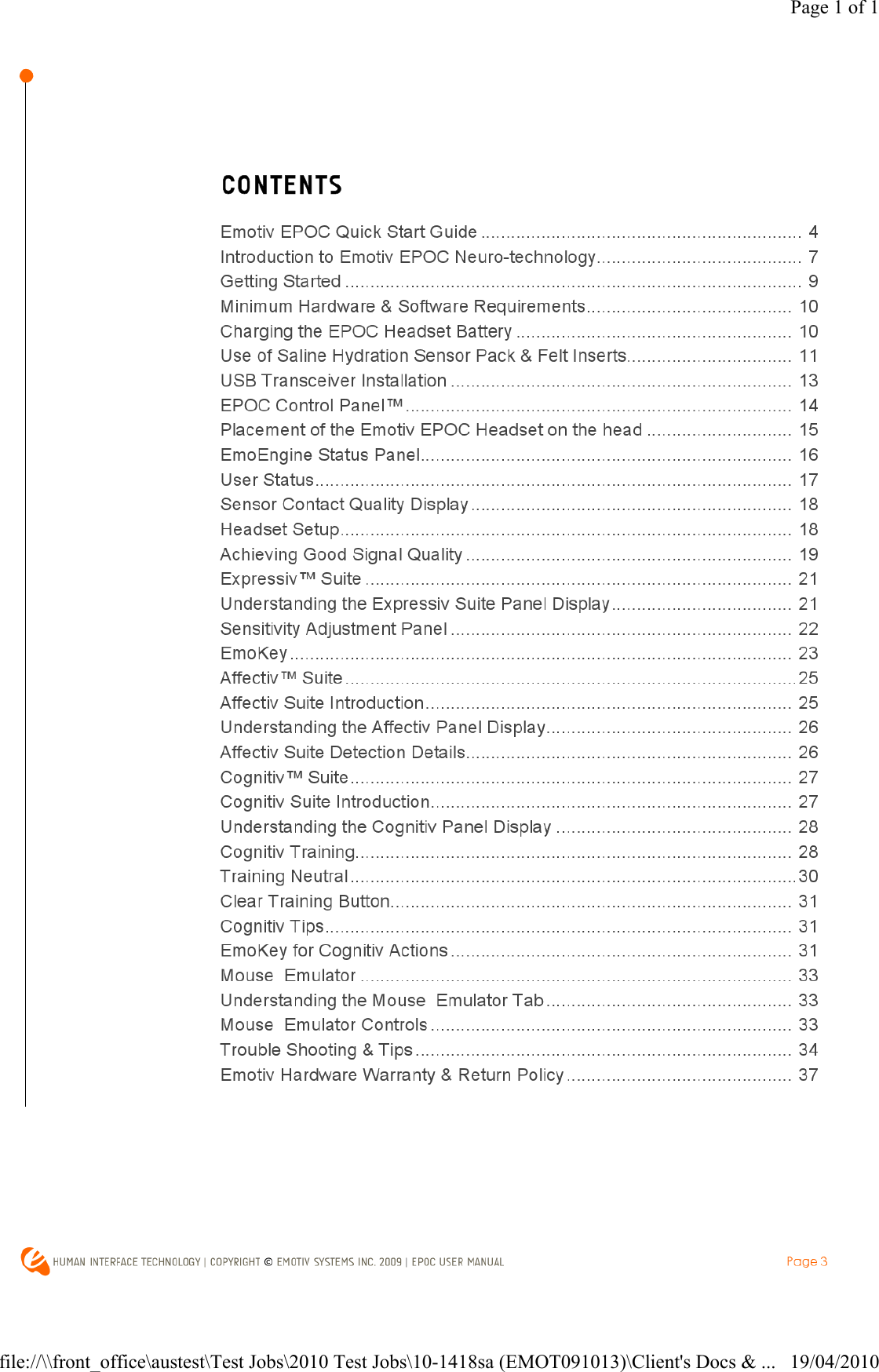 Page 1 of 119/04/2010file://\\front_office\austest\Test Jobs\2010 Test Jobs\10-1418sa (EMOT091013)\Client's Docs &amp; ...