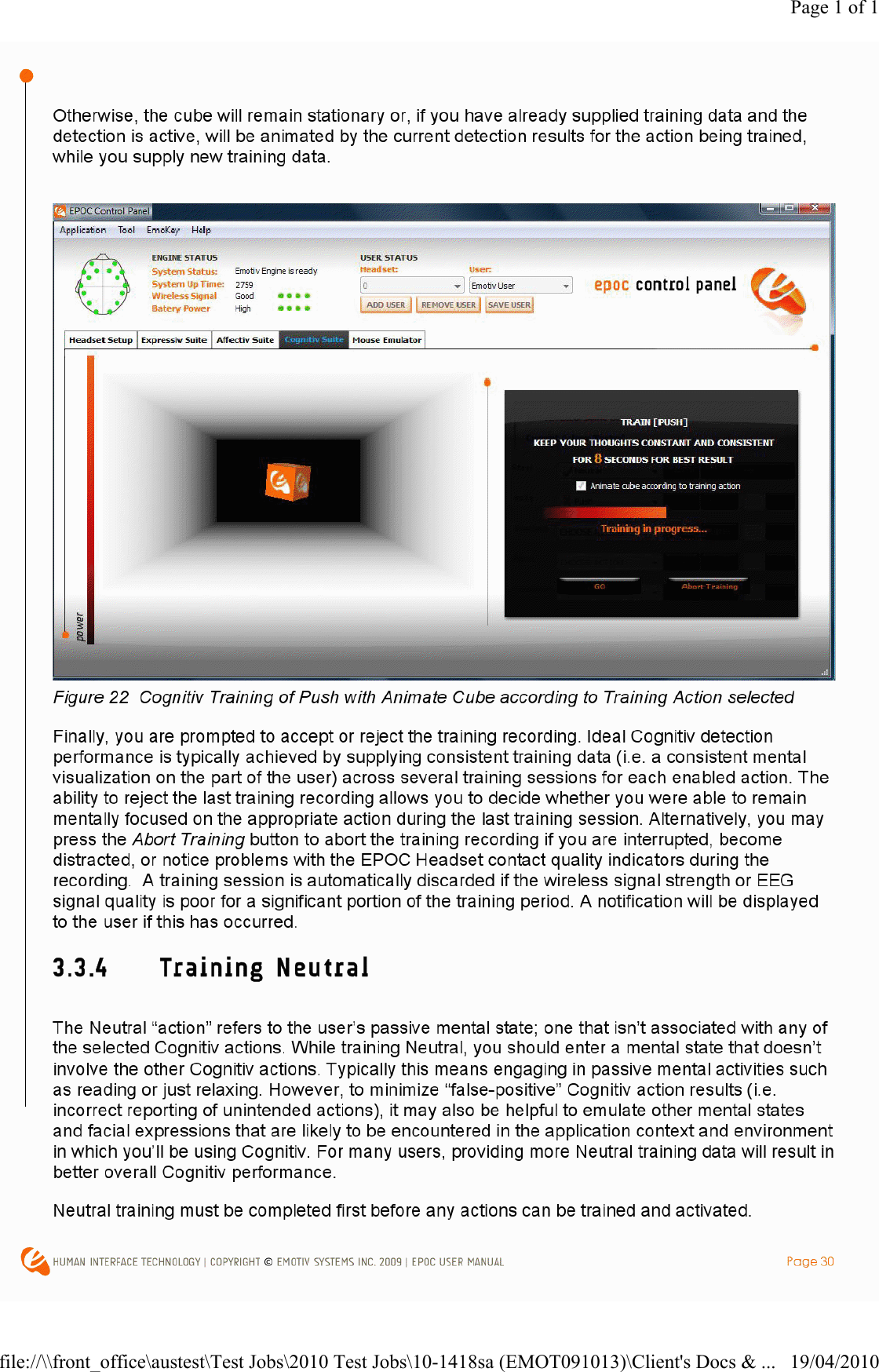 Page 1 of 119/04/2010file://\\front_office\austest\Test Jobs\2010 Test Jobs\10-1418sa (EMOT091013)\Client's Docs &amp; ...