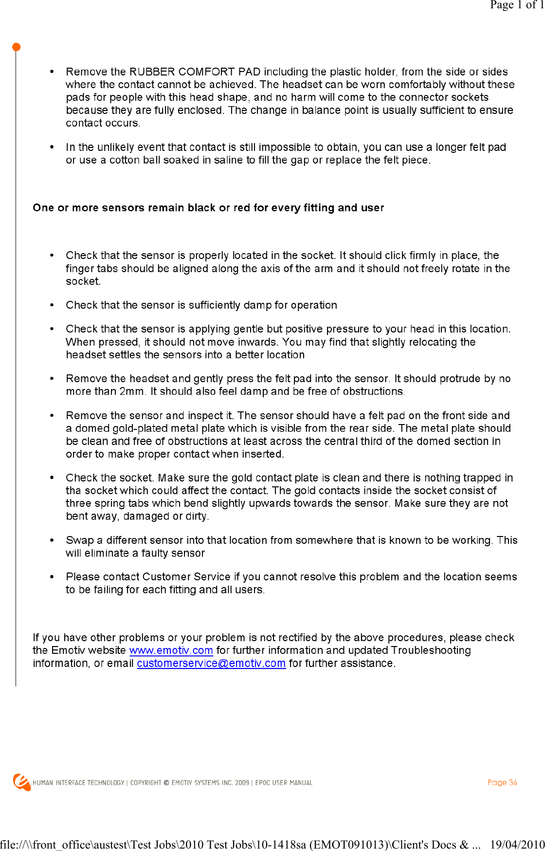 Page 1 of 119/04/2010file://\\front_office\austest\Test Jobs\2010 Test Jobs\10-1418sa (EMOT091013)\Client's Docs &amp; ...