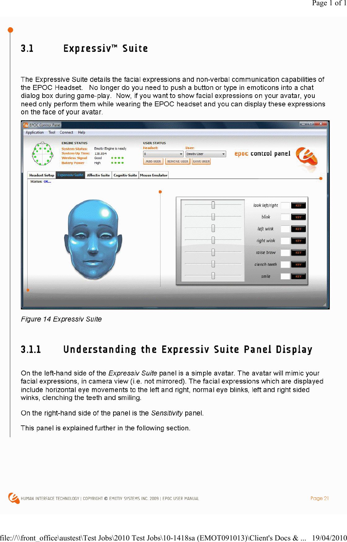 Page 1 of 119/04/2010file://\\front_office\austest\Test Jobs\2010 Test Jobs\10-1418sa (EMOT091013)\Client's Docs &amp; ...