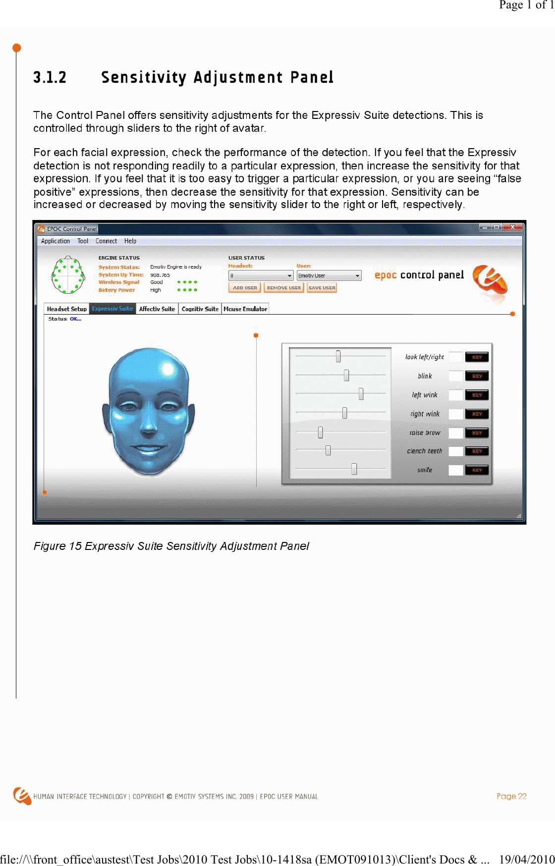 Page 1 of 119/04/2010file://\\front_office\austest\Test Jobs\2010 Test Jobs\10-1418sa (EMOT091013)\Client's Docs &amp; ...
