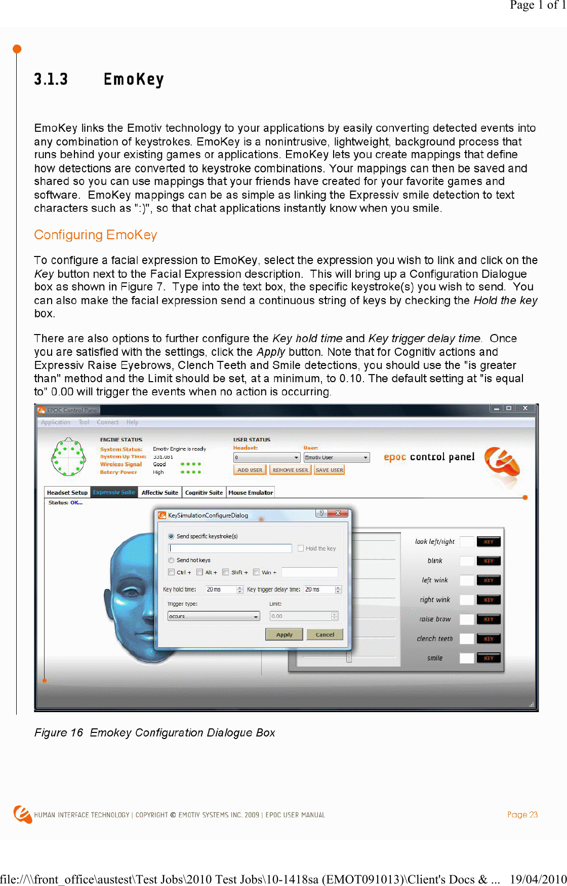 Page 1 of 119/04/2010file://\\front_office\austest\Test Jobs\2010 Test Jobs\10-1418sa (EMOT091013)\Client's Docs &amp; ...